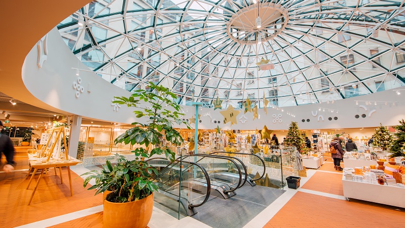 Kämp Gallery shoppingcenter, Helsingfors Foto: Julia Kivela, Visit Finland