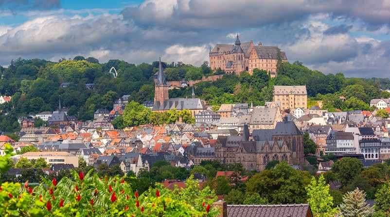 Marburg med Marburg Schloss