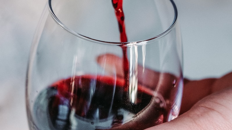 Bild: Vinprovning av Spätburgunder