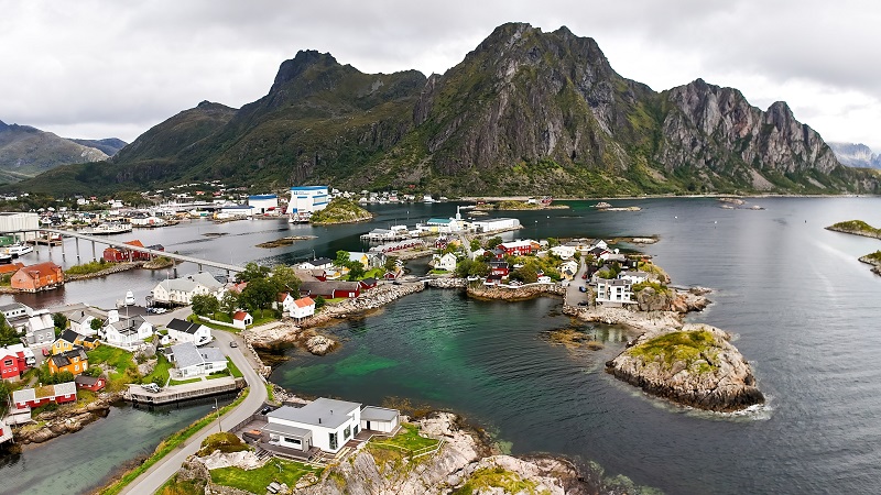 Lofotens största stad Svolvær
