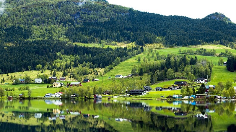 Magiskt fjordlandskap