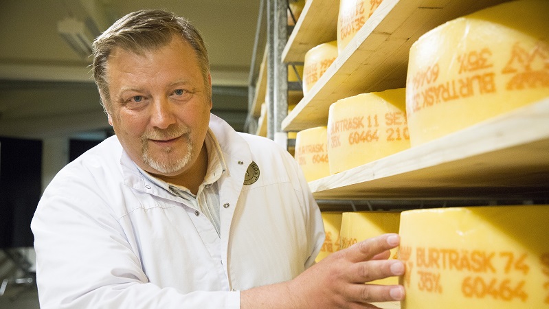 Ostmakare Thomas Rudin Västerbottensost® Besökscenter